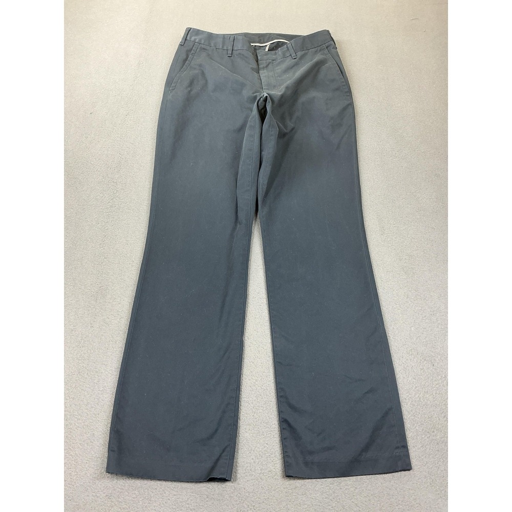 Bonobos Pants Mens 30x30 Blue Chino Straight Leg 100% Cotton Casual Trousers